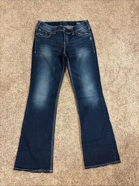 Silver Jeans Indigo Blue Flare Jeans